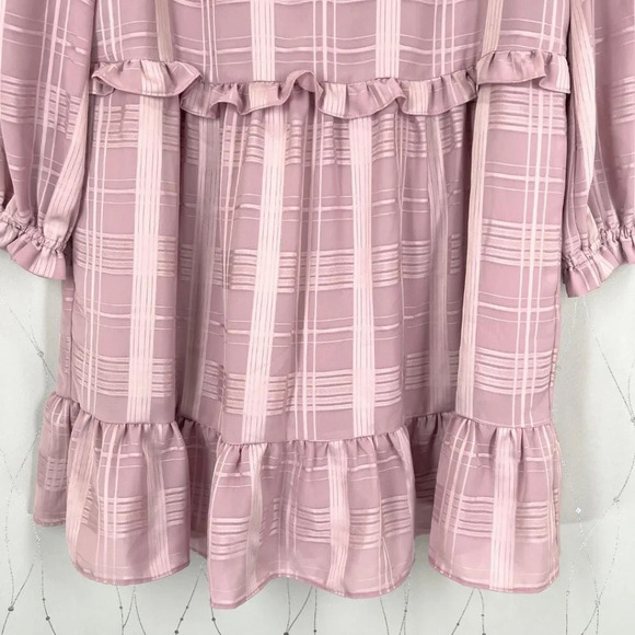 Gal Meets Glam GMG Emmeline Ruffle Long Sleeve Dress $195 - Picture 10 of 16